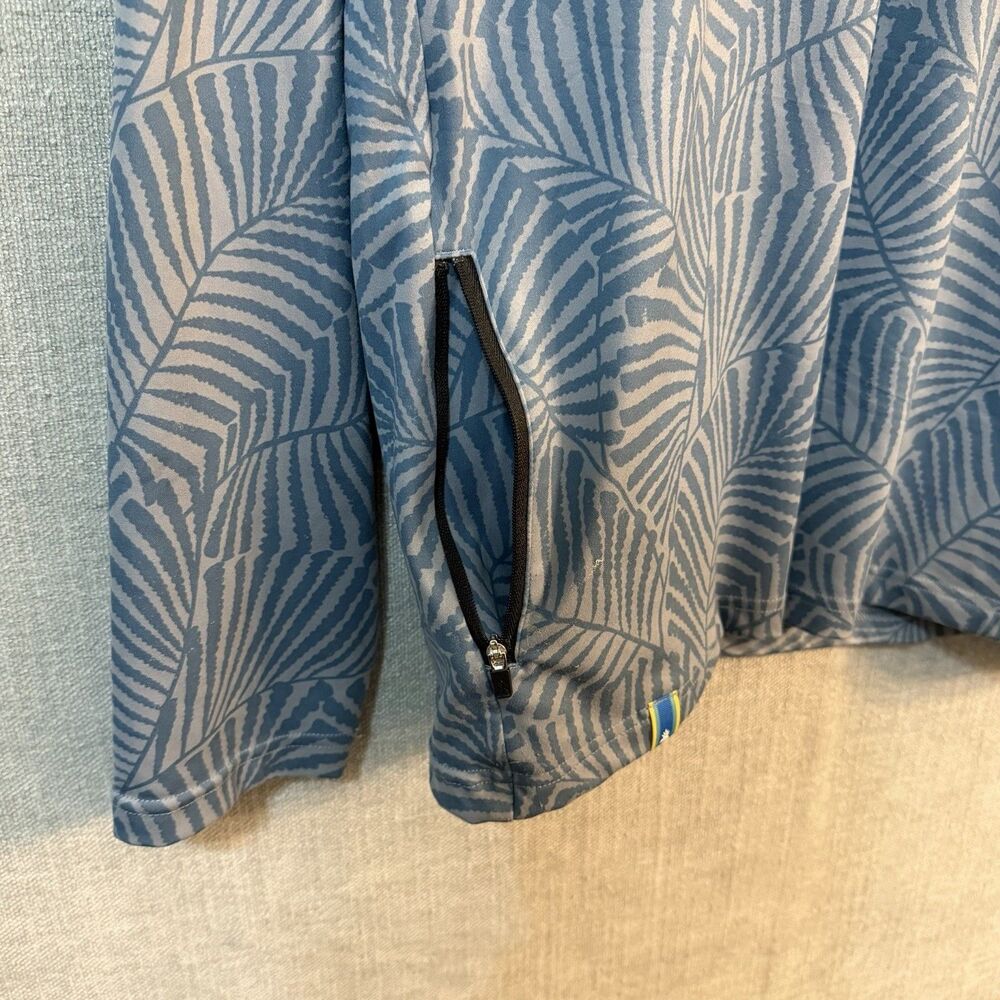Chubbies Calm Palm Movementum Performance 1/4 Zip Pullover Mens Large Active top - Picture 7 of 12